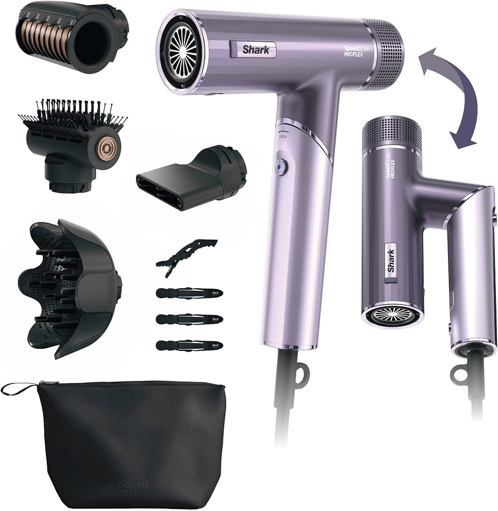 Shark SpeedStyle Pro Flex Professional Performance High-Velocity Hair Dryer System with Scalp Shi... | Amazon (US)