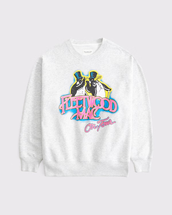 Fleetwood Mac Graphic Vintage Sunday Crew | Abercrombie & Fitch (US)