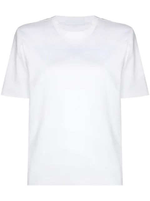 shoulder-pad cotton T-shirt | Farfetch (RoW)