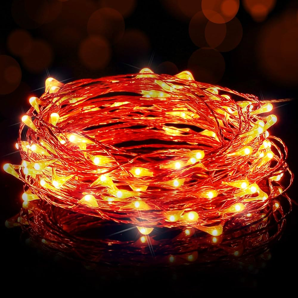 Ariceleo Halloween USB LED Fairy String Light, 1 Pack Copper Wire Fairy Lights for Indoor, Bedroo... | Amazon (US)
