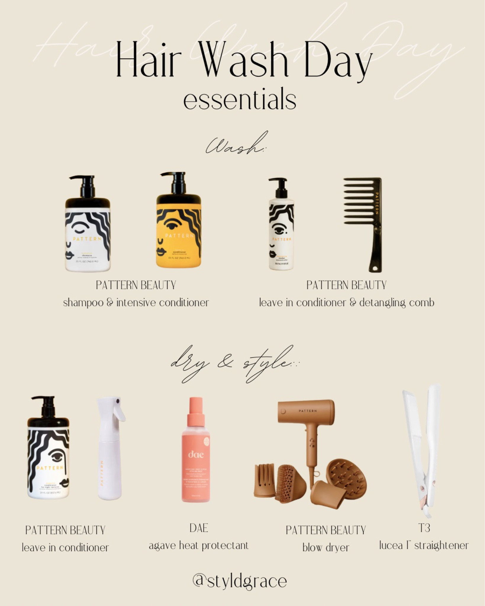 Hair was day essentials 💛🪮💆🏽‍♀️


#LTKbeauty