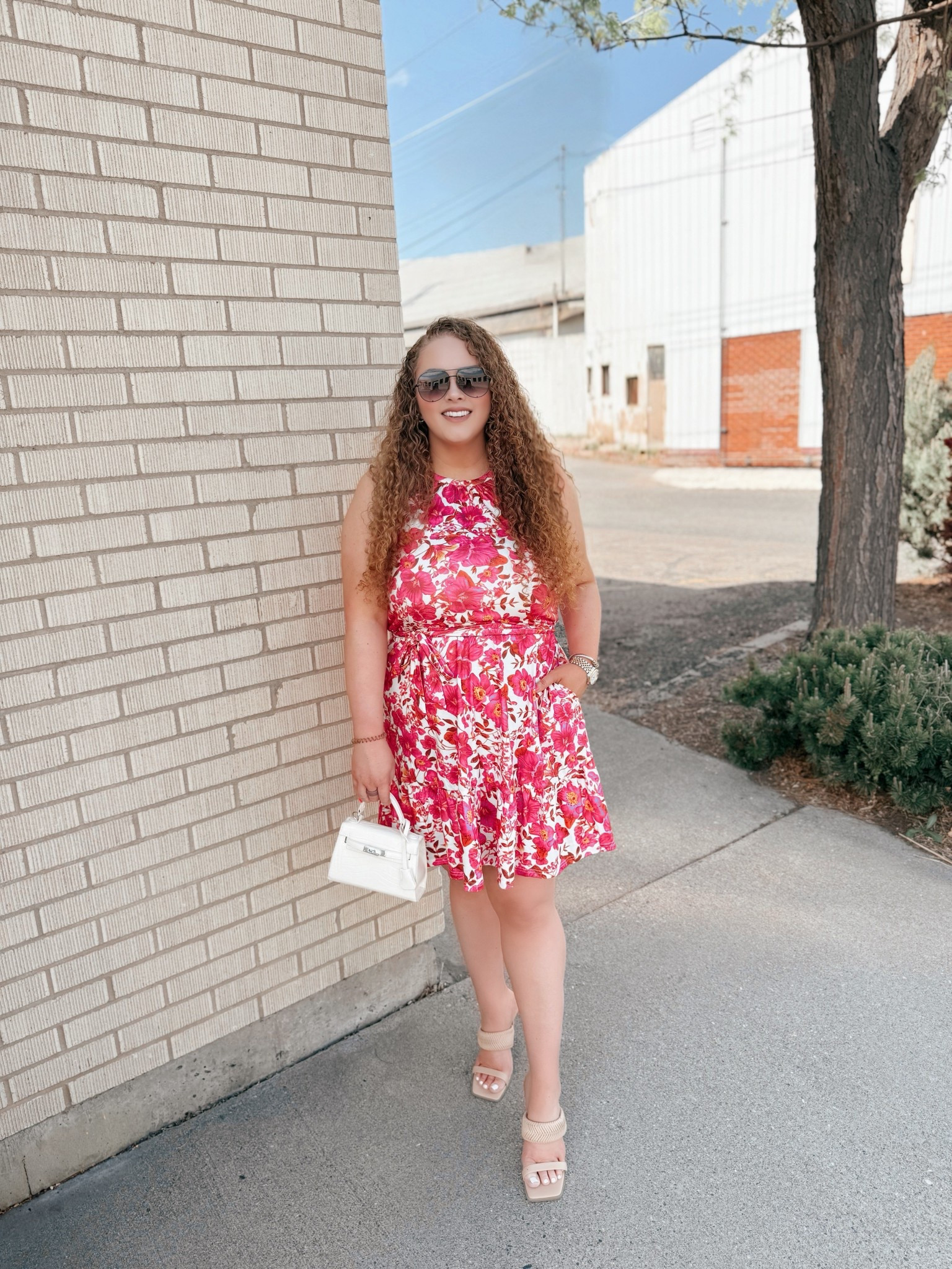 Blossoming in pink petals and good vibes only🌺✨dress | floral dress | spring dress | amazon dress | amazon floral dress | spring floral dress | amazon short floral dress | heels | amazon heels | amazon neutral heels | amazon finds | amazon spring outfit | amazon spring look | spring break dress | amazon spring vacation outfit | dinner dress | amazon vacation dinner dress | resort dress | spring fashion | spring outfit | amazon spring outfit | resort wear | baby shower dress | spring wedding guest dress | gender reveal dress | spring event dress | spring event outfit | Easter | Easter dress | sunglasses | amazon sunglasses 

#LTKStyleTip #LTKMidsize #LTKSaleAlert