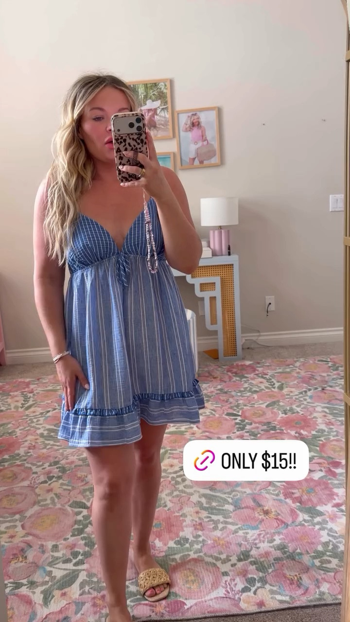 This little mini dress would be so cute for the beach! Comes in another color

#LTKMidsize #LTKSwim #LTKSeasonal