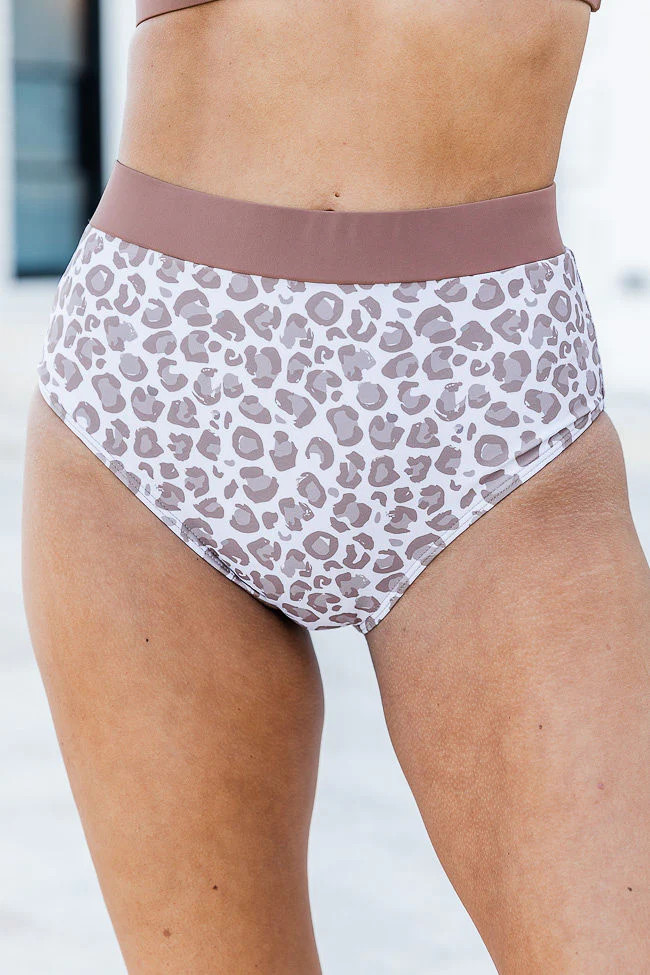 Go With Me Leopard Bikini Bottoms FINAL SALE | Pink Lily