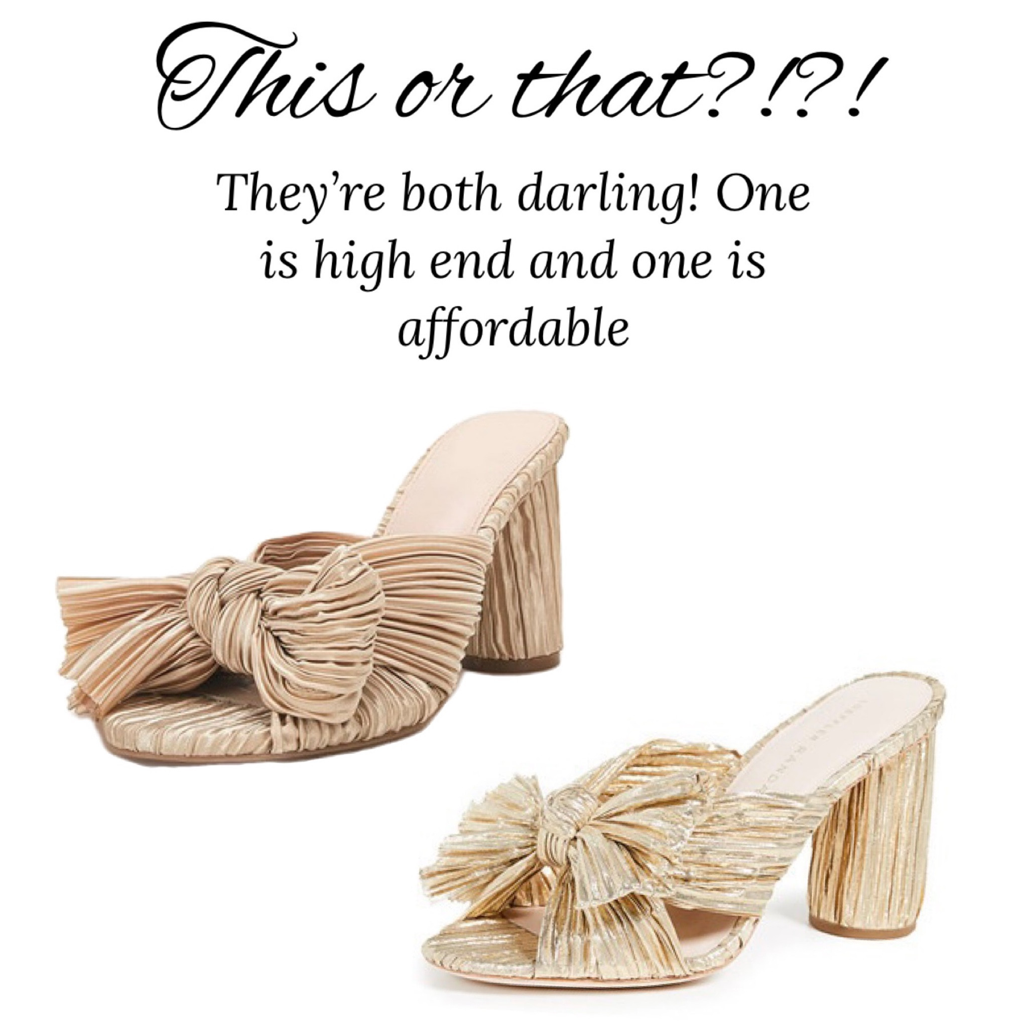 Beautiful spring sandals! 
There’s not much difference in quality, only the price! You decide 😊

#LTKshoecrush #LTKstyletip