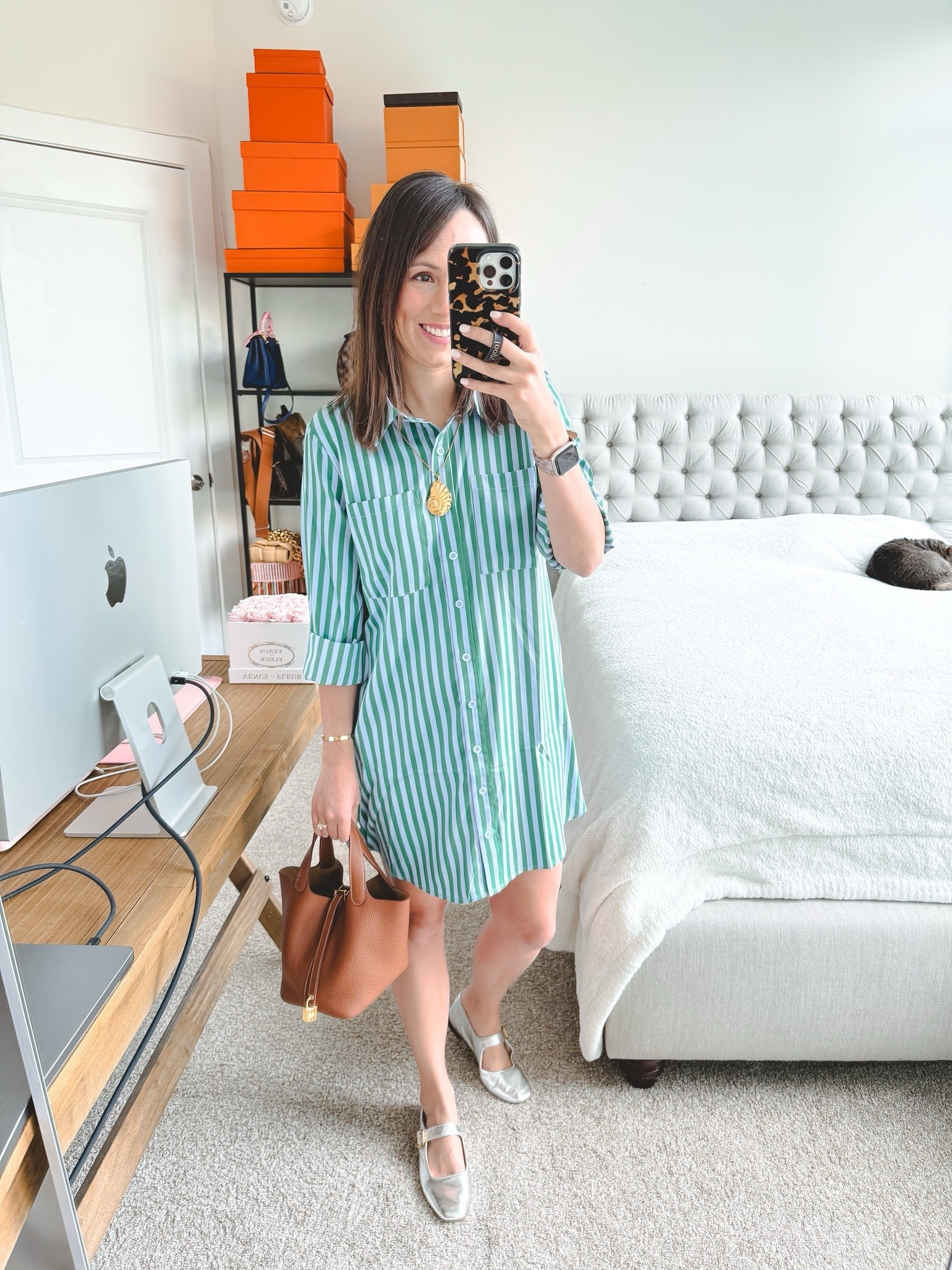 Buddy love dress (sized up to small) with the comfiest silver metallic Mary Jane ballet flats in my normal size. Kendra Scott shell necklace  



#LTKStyleTip #LTKFindsUnder100 #LTKSeasonal