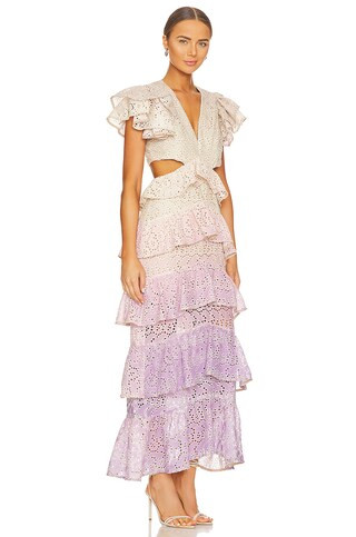 ELLIATT Vacation Maxi Dress in Lilac Ombre from Revolve.com | Revolve Clothing (Global)
