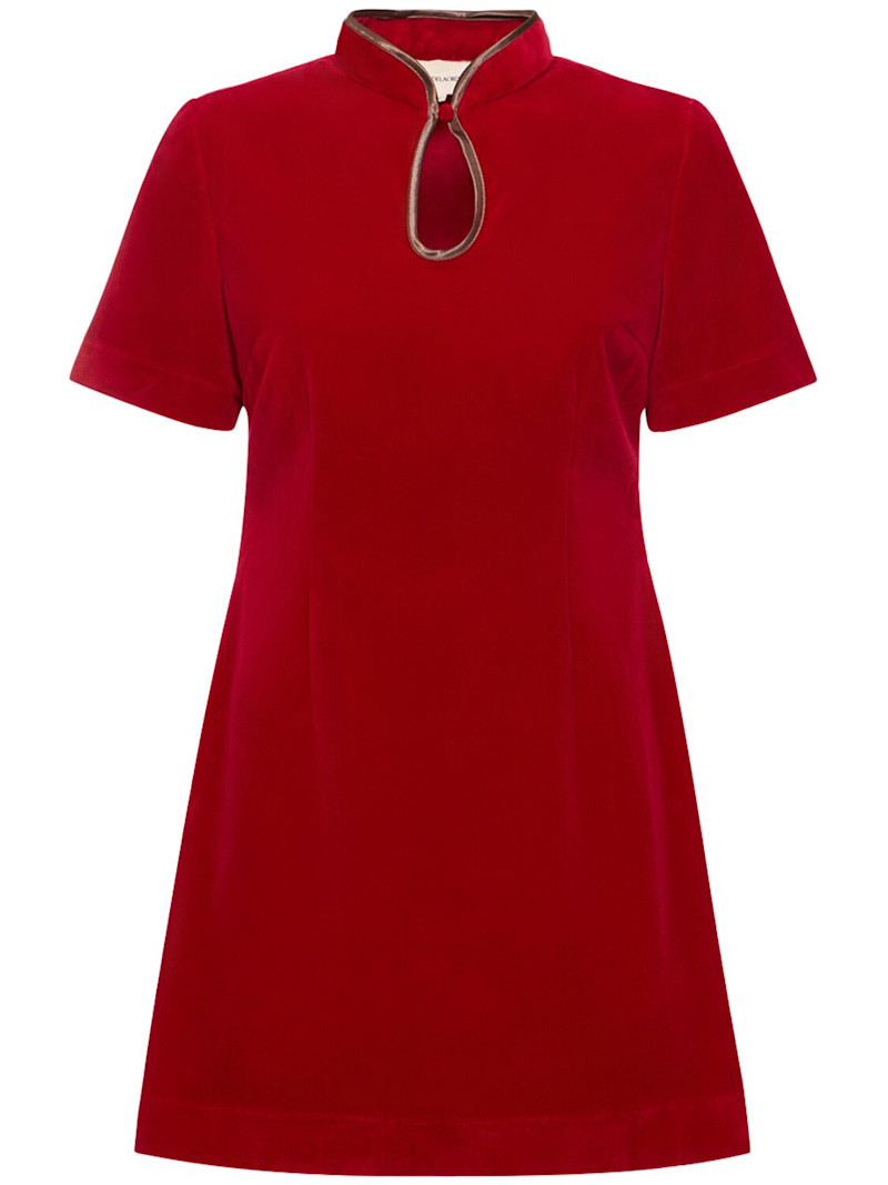 Dames velvet mini dress | Luisaviaroma