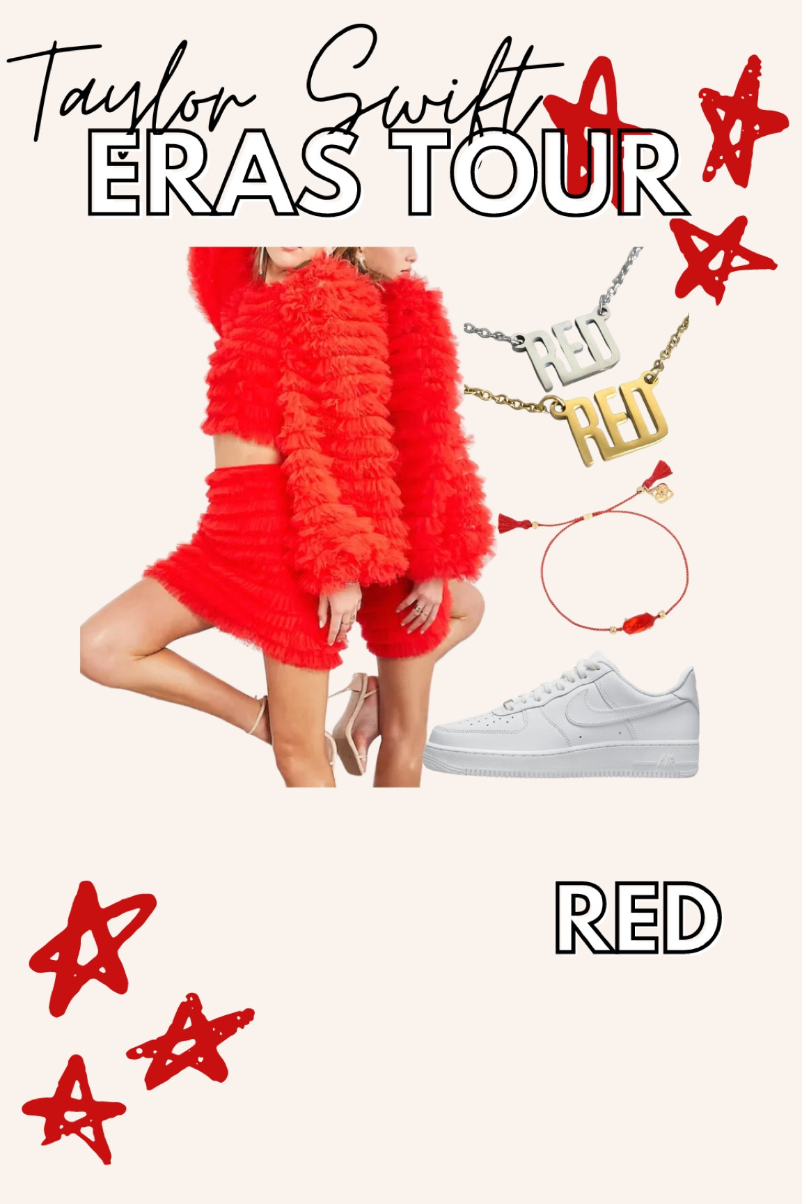 Loving him was Red…(Taylor’s Version)❤️ & so can your concert outfit for Taylor Swift’s Eras Tour! 

Linked similar necklace choices. The ones pictured are from ResinRina online.✨ She makes the BEST gifts for the Swiftie in your life. I love shopping small when I can! 

#LTKfit #LTKunder100 #LTKHoliday