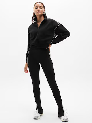 Forever Fleece 1/2 Zip High Hip Sweatshirt | Athleta