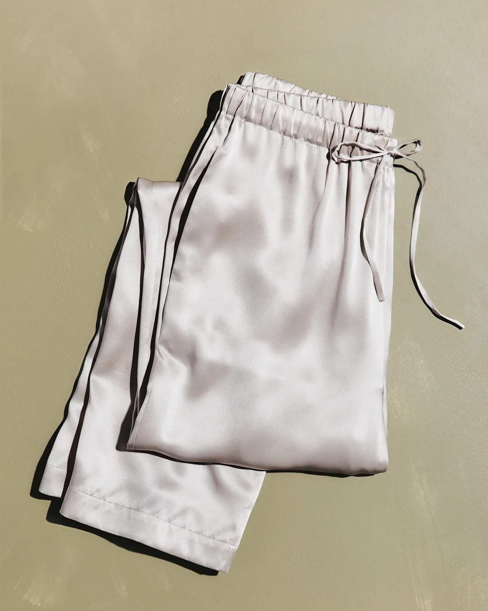 100% Washable Silk Drawstring Wide Leg Pants | Quince