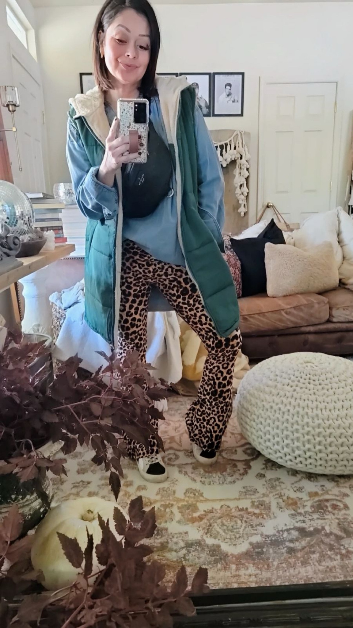 Fall fashion at its finest. Wearing a small in the leggings & medium in the vest. 


#LTKStyleTip #LTKSeasonal #LTKSaleAlert