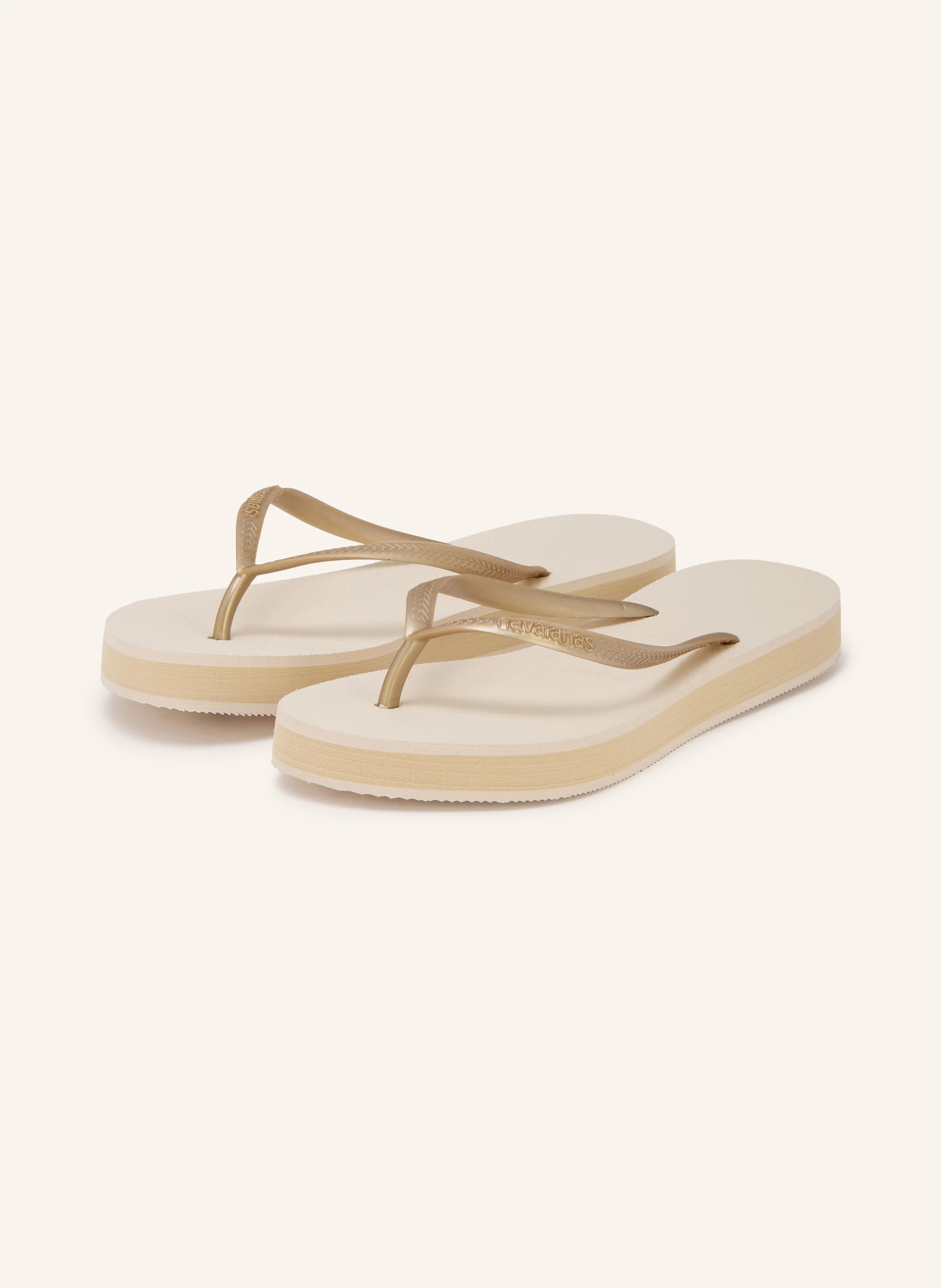 havaianas Zehentrenner SLIM in creme / taupe | Breuninger (DACH)