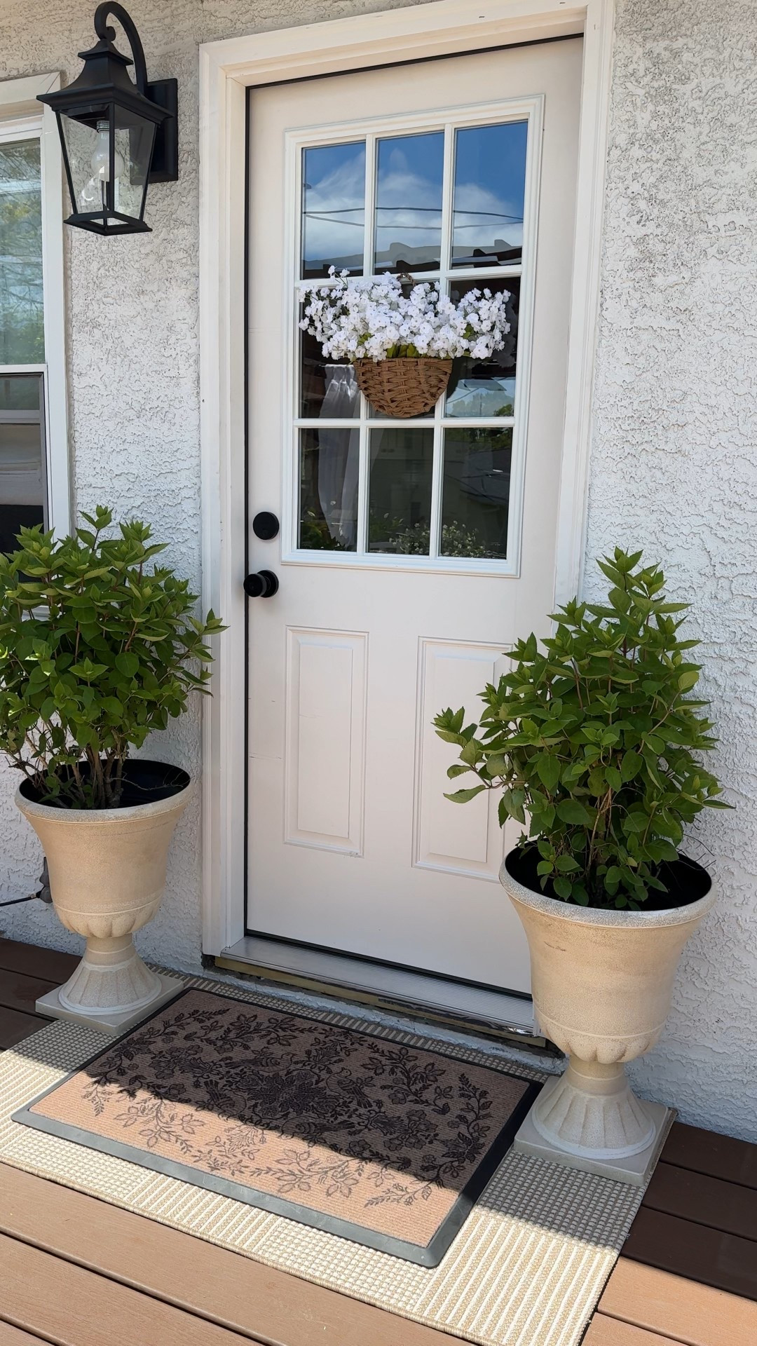 New back door! 

Exterior door - deck - pots - planters - outdoor rug - hydrangeas - faux flowers - basket 

#LTKHome #LTKStyleTip #LTKSeasonal