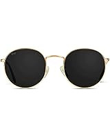 SOJOS Small Round Polarized Sunglasses for Women Men Classic Vintage Retro Shades UV400 SJ1014 | Amazon (US)