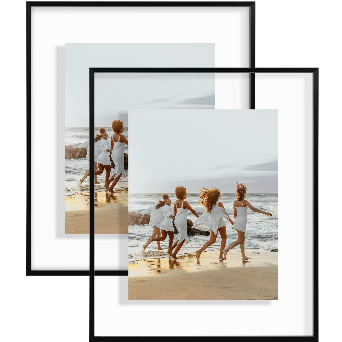 Americanflat Floating Aluminum & Plexiglass Picture Frame - 2 Pack | Target