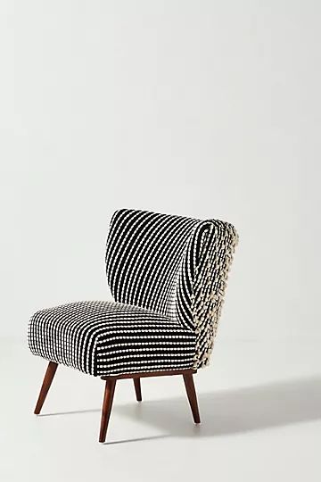 Chunky Woven Petite Accent Chair | Anthropologie (US)