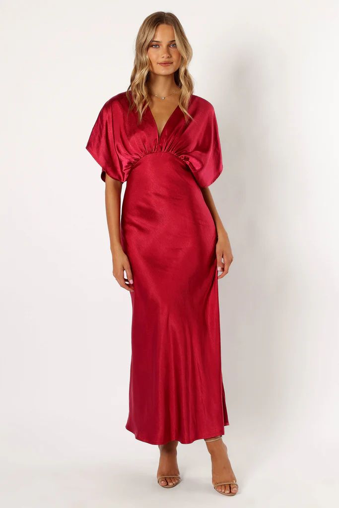 Ricki Maxi Dress - Ruby Wine | Petal & Pup (US)