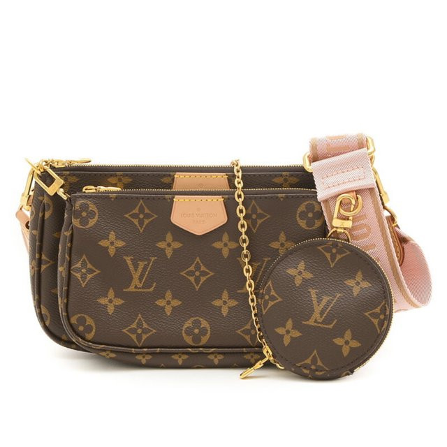 Pre-Owned Louis Vuitton Monogram Multi Pochette Accessoires Shoulder Bag Rose M44840 (Like New) | Walmart (US)