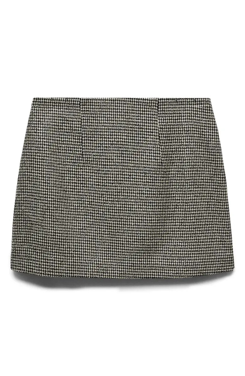 MANGO Houndstooth Miniskirt | Nordstrom | Nordstrom