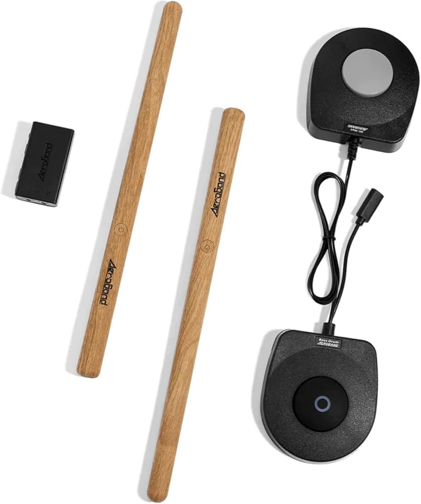 AeroBand Electronic Drum Set PocketDrum2 MAX（2024 Version）, Air Drum Sticks & Pedals & Blueto... | Amazon (US)