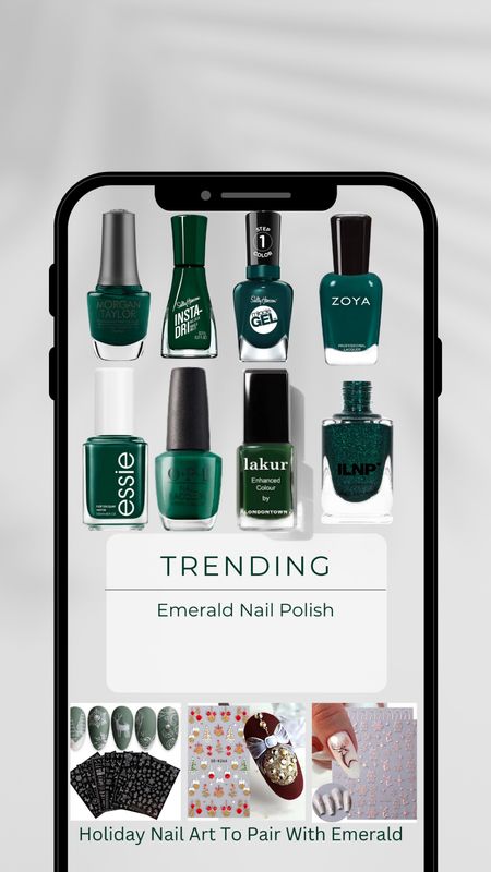 Holiday nail polish | emerald 

#LTKSeasonal #LTKstyletip #LTKHoliday