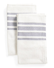 Set Of 2 Turkish Cotton Hotel Hand Towels | Marshalls