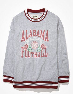 Tailgate Women's Alabama Crimson Tide Oversized Tipped Sweatshirt | American Eagle Outfitters (US & CA)