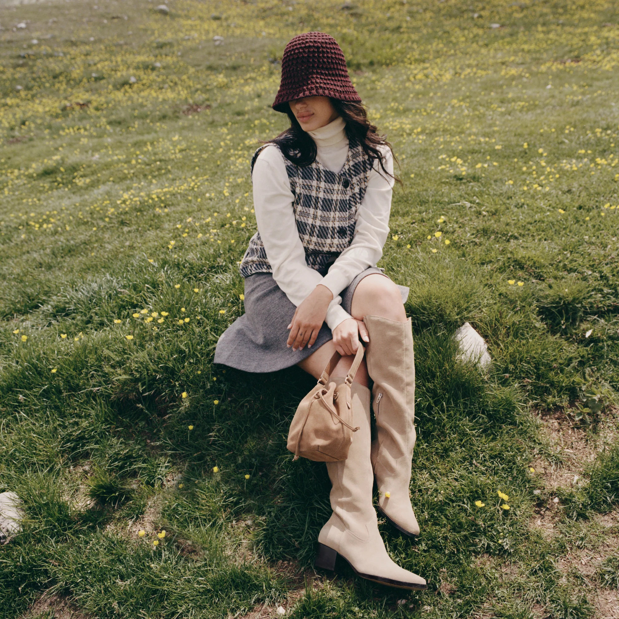 Virona H2O Waterproof Dk Taupe Suede Boots | Dolce Vita | DolceVita.com