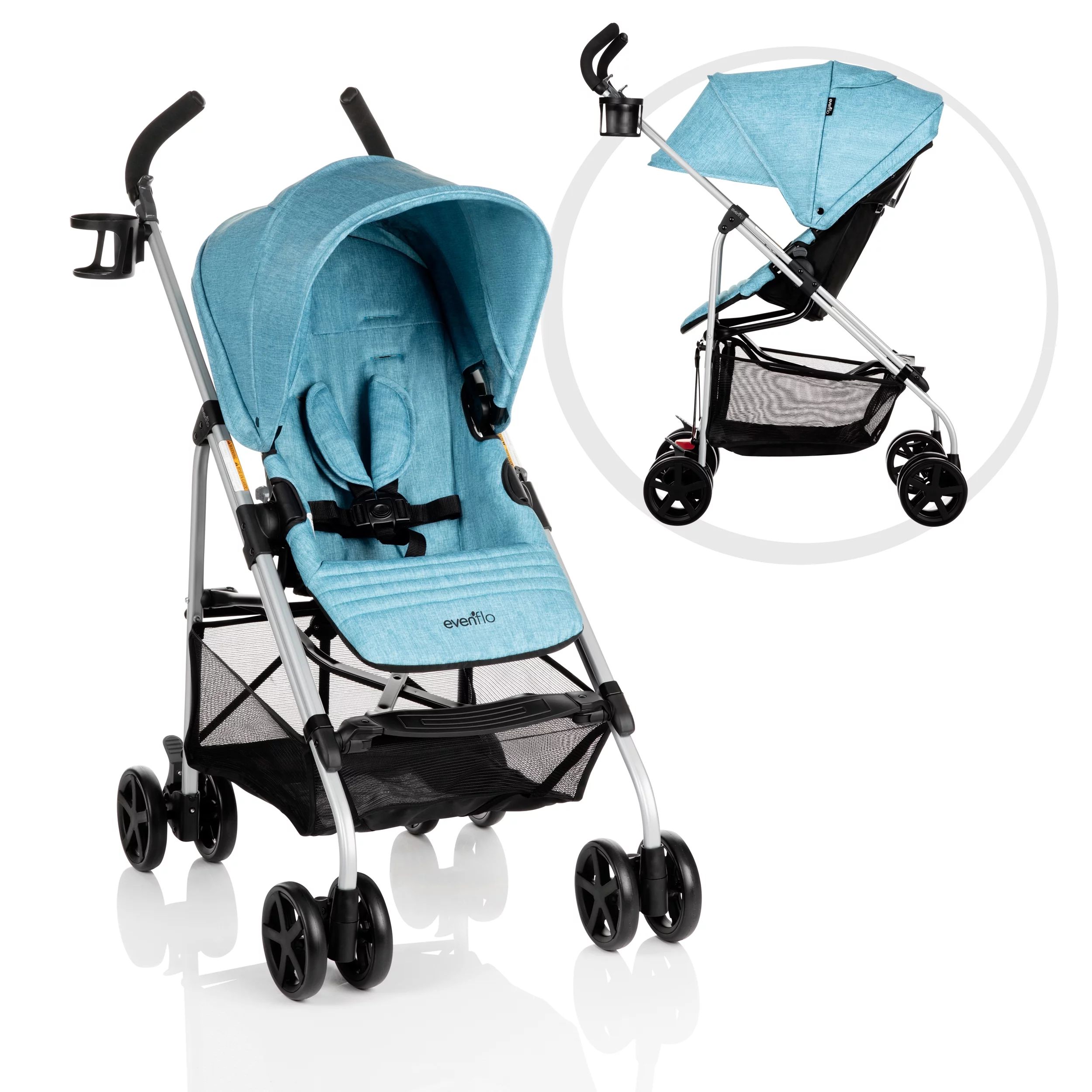 Evenflo Urbini Reversi Lightweight stroller ,Blueberry Fizz Blue - Walmart.com | Walmart (US)