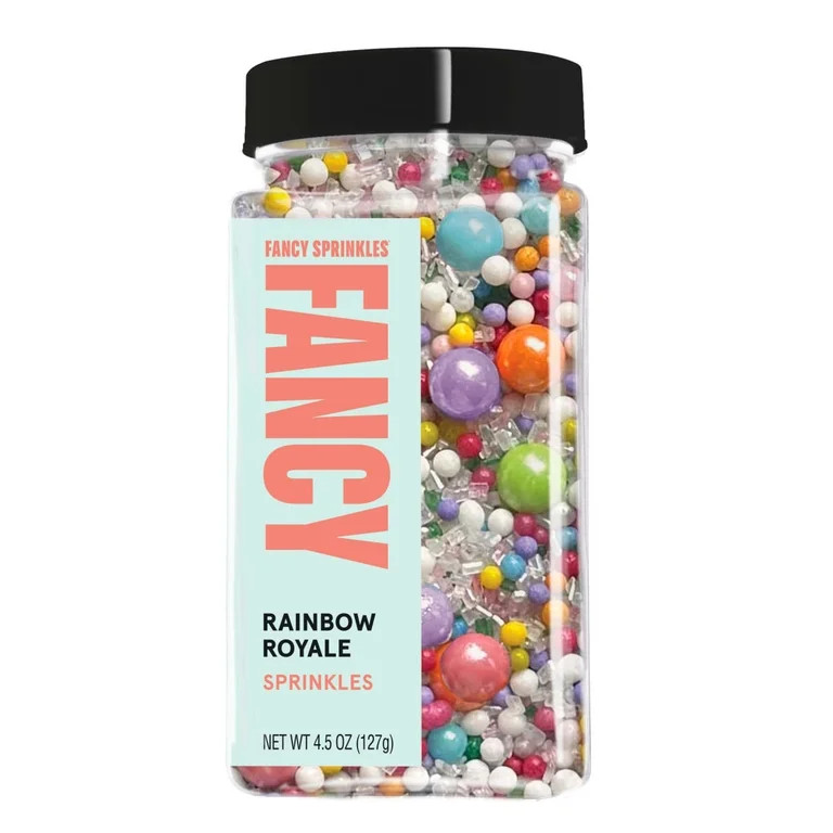 Fancy Sprinkles Rainbow Royale Dessert Sprinkles, 4.5 oz | Walmart (US)