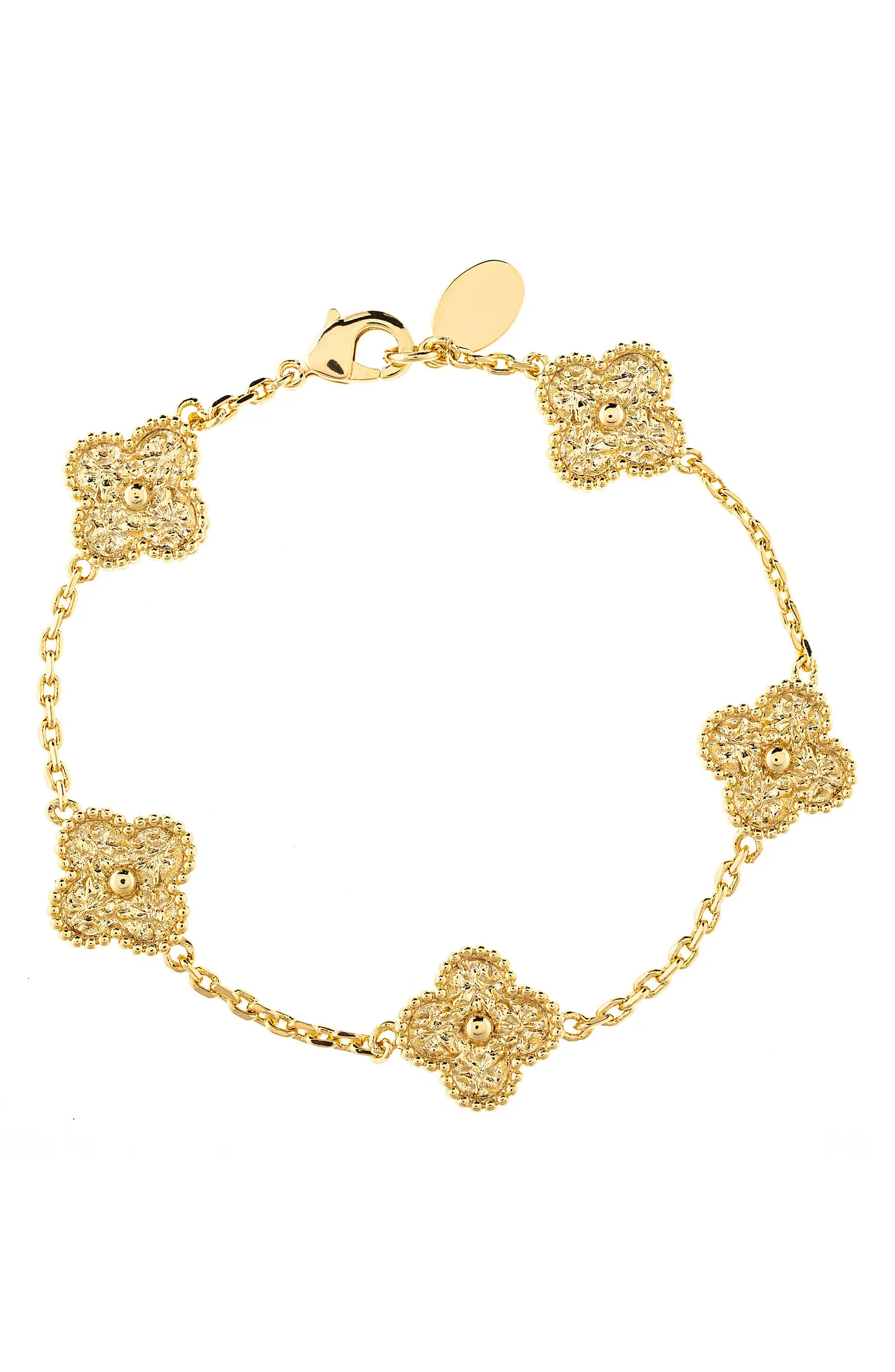 RIVKA FRIEDMAN Clover Station Bracelet | Nordstromrack | Nordstrom Rack