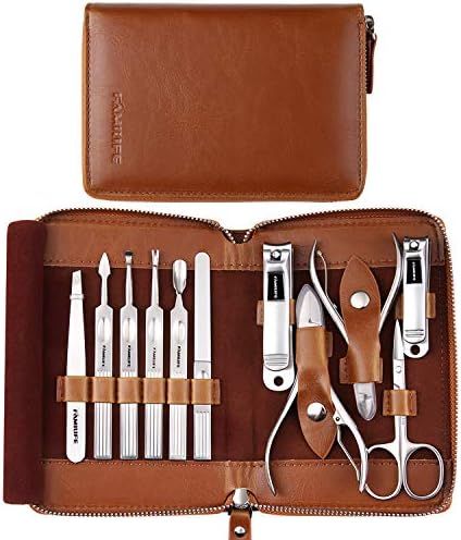 Manicure Set, FAMILIFE Professional Manicure Kit Nail Clippers Set 11 in 1 Stainless Steel Pedicu... | Amazon (US)