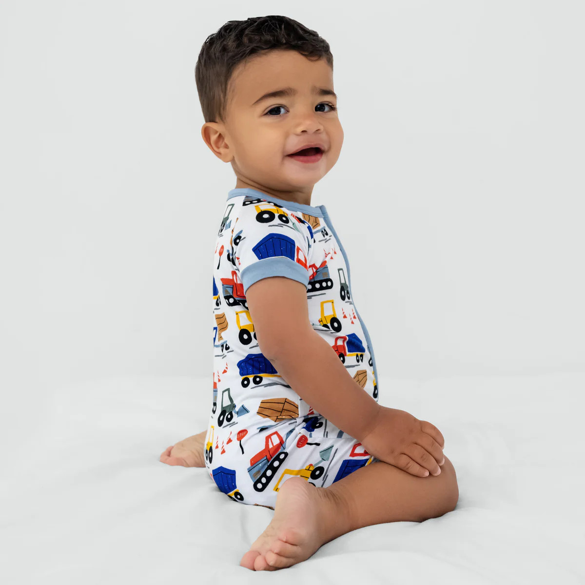 Construction Shorty Zippy | Little Sleepies