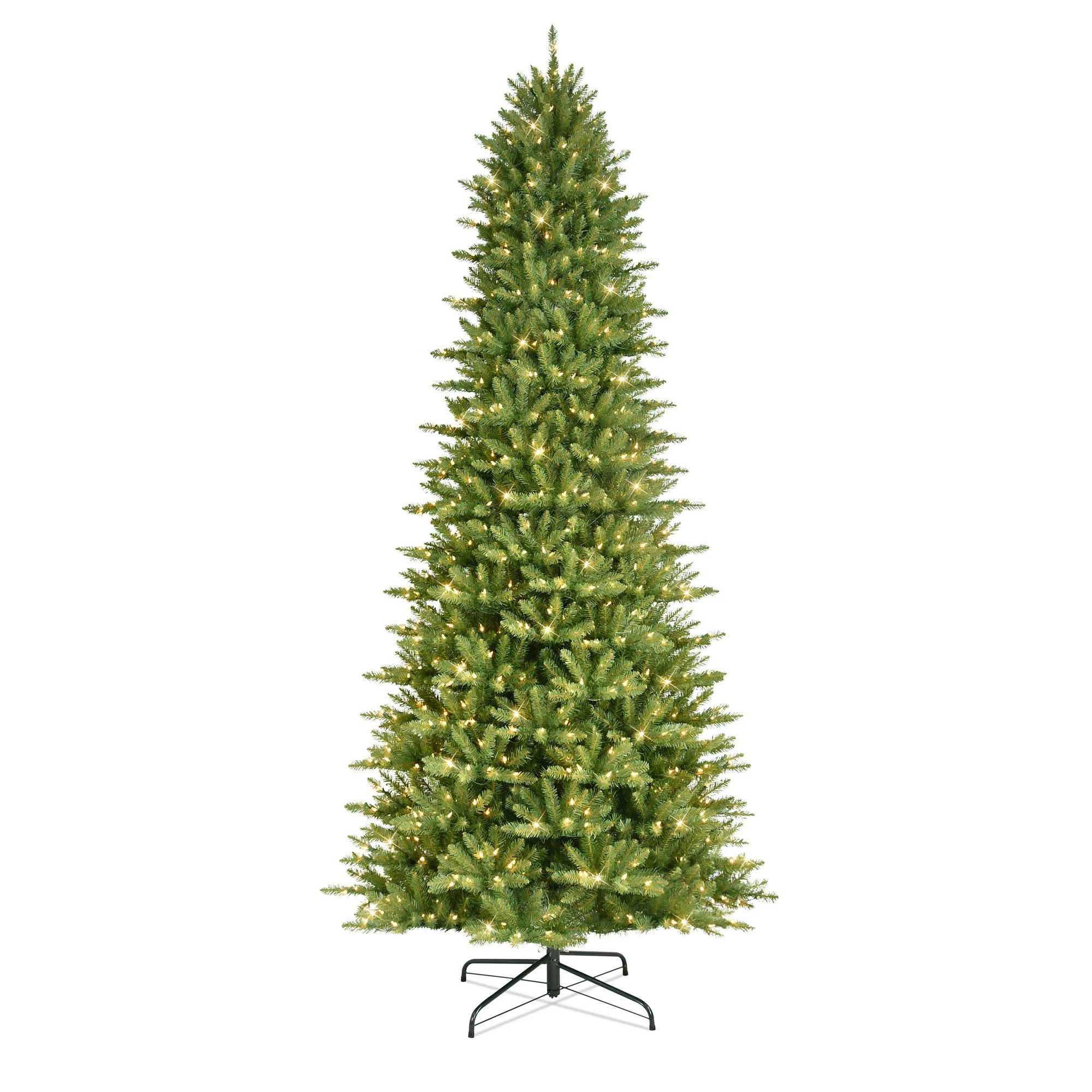 9 ft. Pre-lit Slim Fraser Fir Artificial Christmas Tree 800 UL listed Clear Lights | Walmart (US)