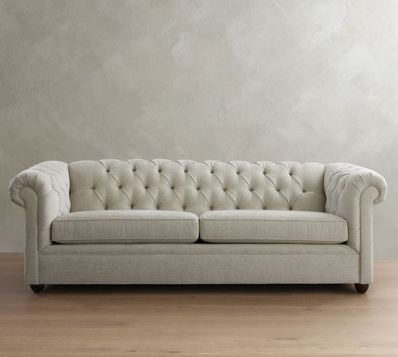 Chesterfield Roll Arm Sofa (67"&ndash;98") | Pottery Barn (US)