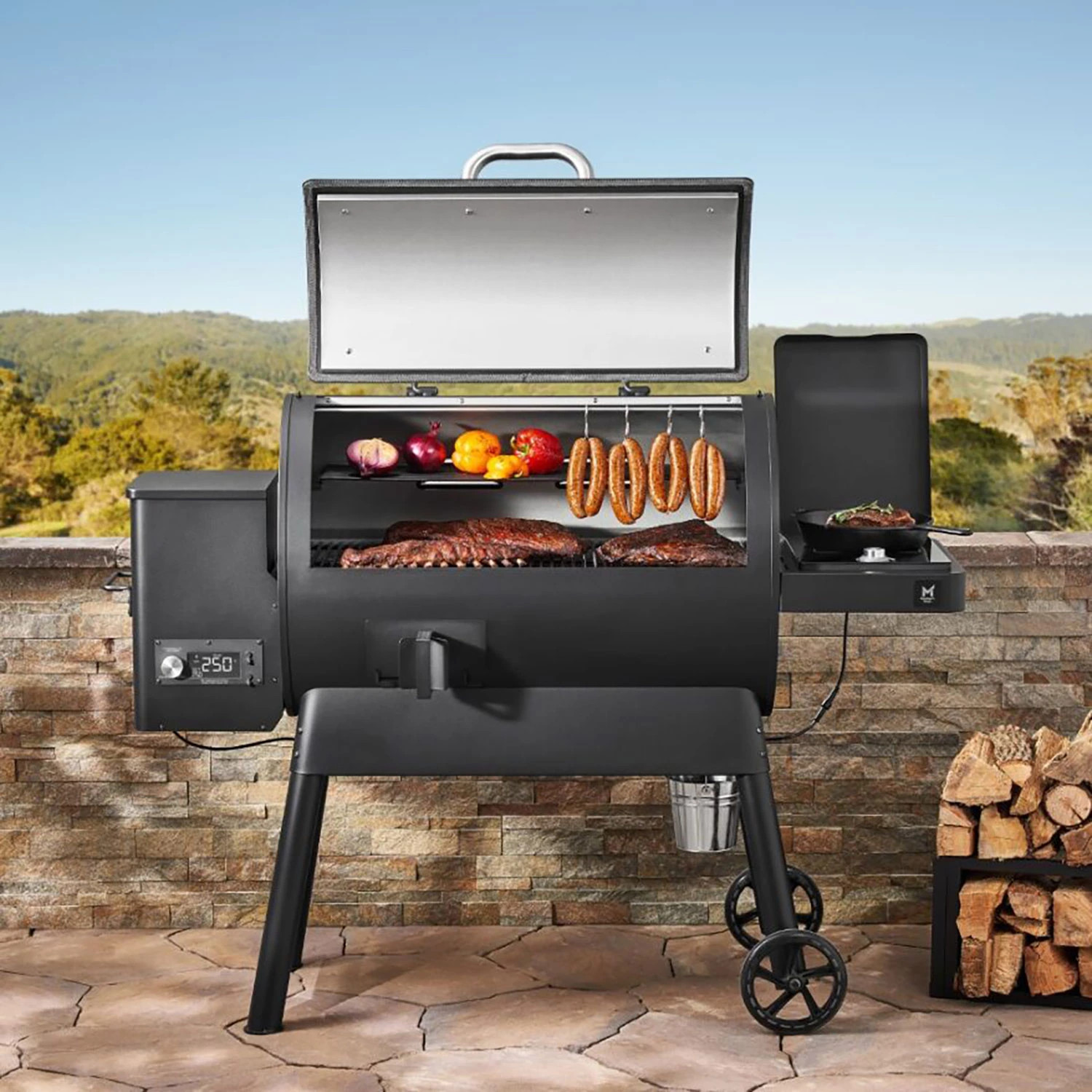 Member's Mark 36" Pellet Smoker with Induction Burner and Smoke Tray | Sam's Club