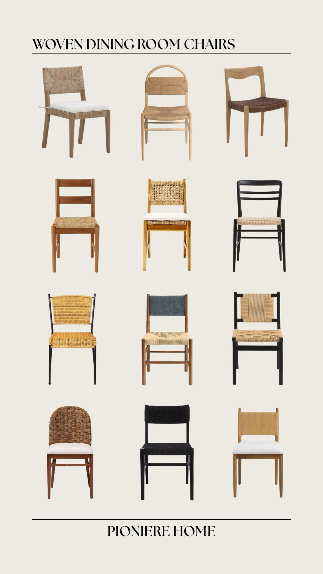 Woven dining room chairs for every budget. Casual home, coastal home, dining room chairs

#LTKSeasonal #LTKHome #LTKSaleAlert