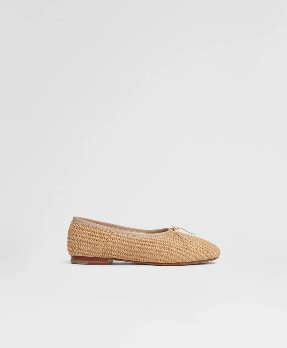 Dream Ballerina - Natural Raffia | MANSUR GAVRIEL