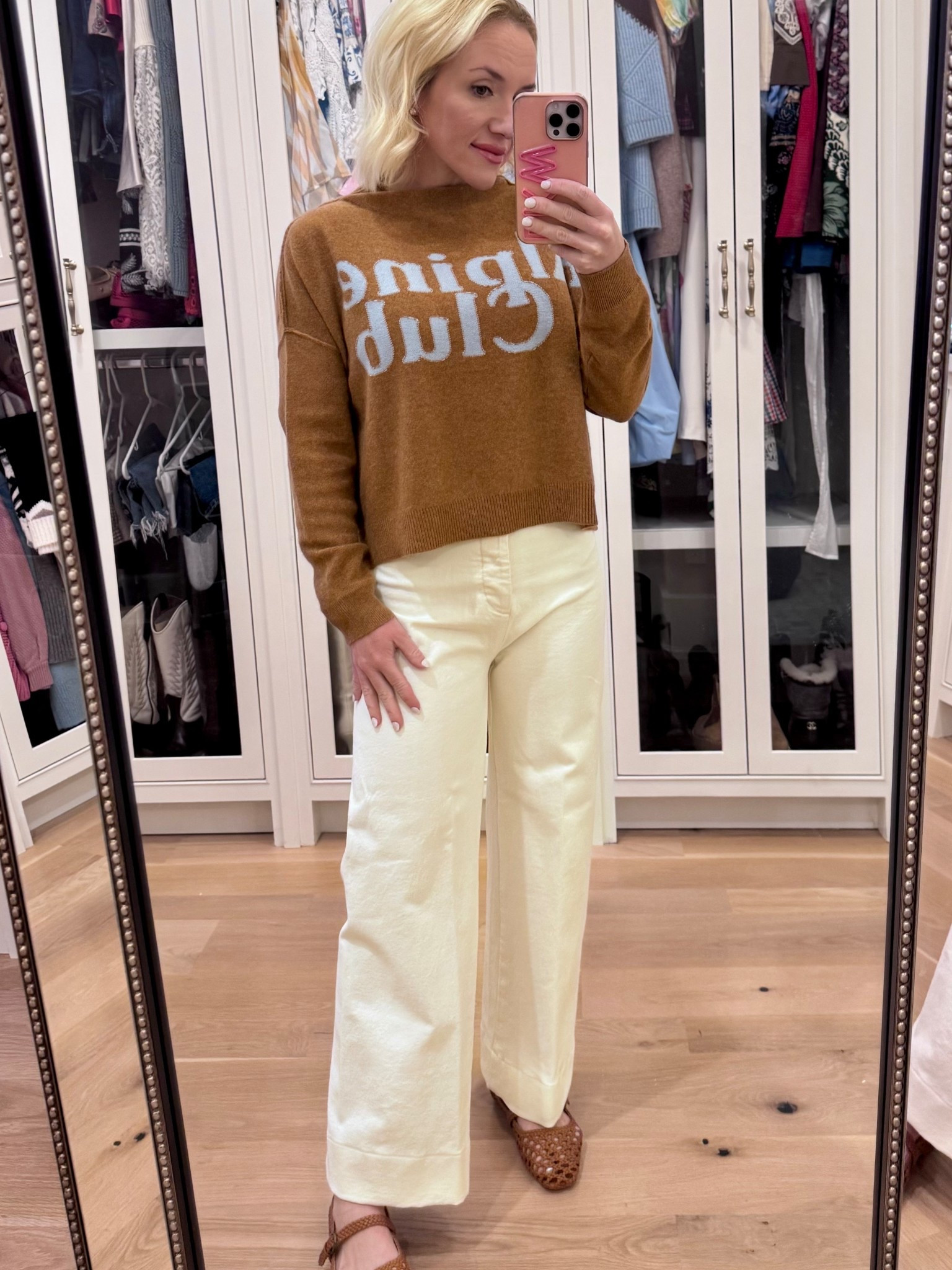 Alpine Club Anthropologie sweater. Ski sweater. Same alert. Size XS. Cream
Wide leg jeans size 25. Denim sale. Jean sale. Amazon flats. Spring style. Petite style 

#LTKPetite #LTKSaleAlert #LTKSpringSale
