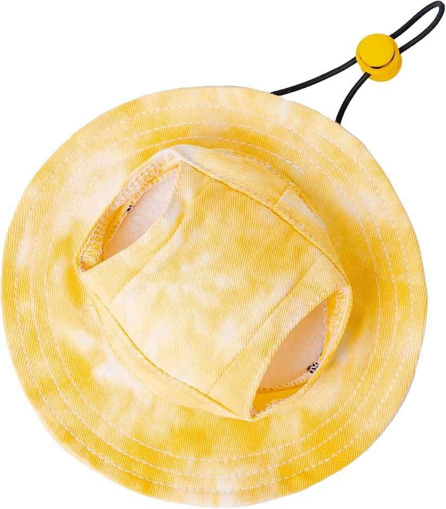 Pet hat with Ear Holes Sunscreen Baseball Cap Suitable for Small and Medium-Sized Dogs Outdoor Cl... | Amazon (US)