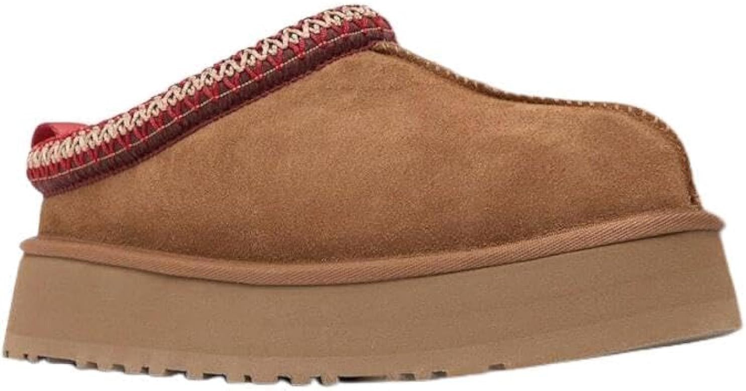 Women's Slippers Platform Mini Boots Ankle Short Boot Tasman Slippers Slip on Fur Fleece Lined Ta... | Amazon (US)