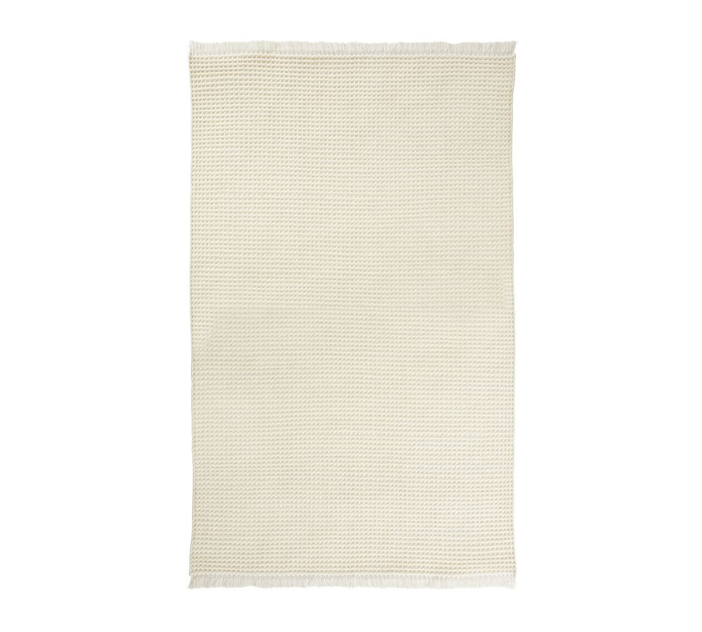 Cozy Waffle Eco-Friendly Easy Care Rug | Pottery Barn (US)
