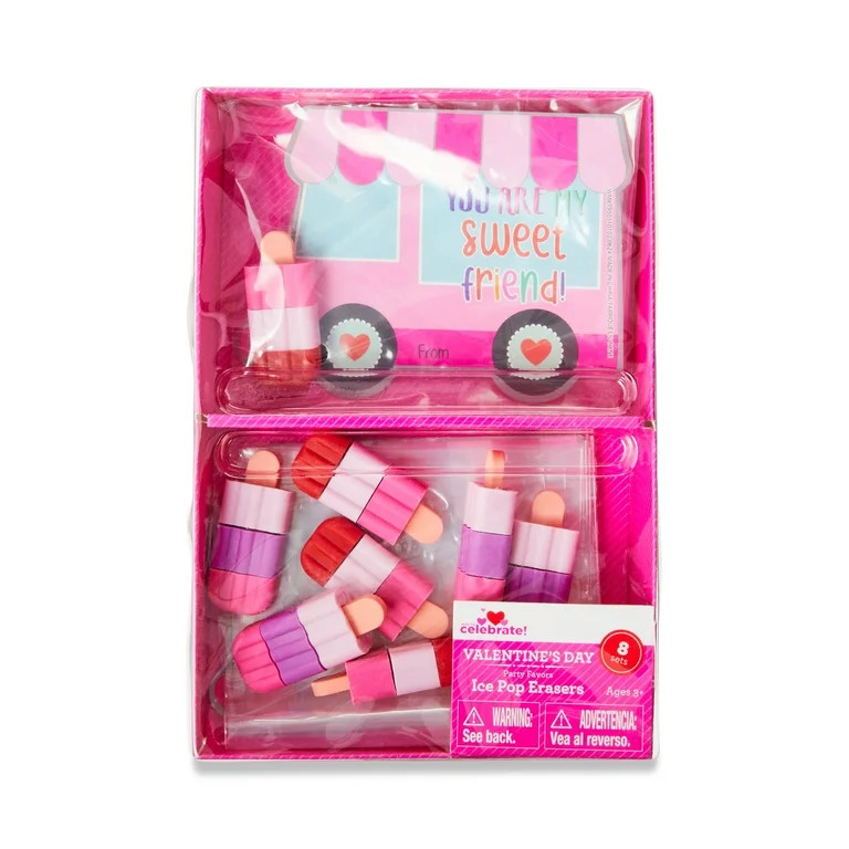 Valentine's Day Ice Pop Party Favors, 8 Count, by Way To Celebrate | Walmart (US)