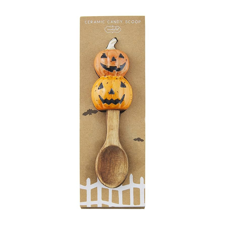 Mud Pie Halloween Candy Scoop, Jack-O-Lantern, 5" | Amazon (US)