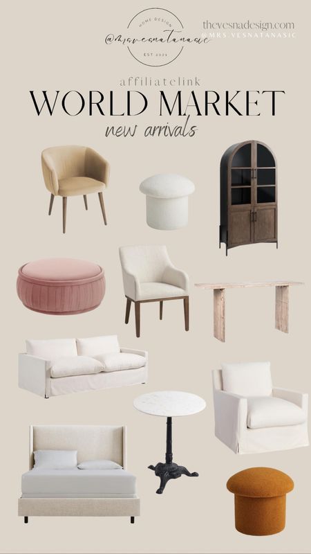 NEW ARRIVALS and favorites from World Market! We have the Arden dining chairs and they are SO good 🙌🏻 

World Market, living room, dining room, chair, dining chair, dining table, sofa, arched cabinet, cabinet, ottoman, side table, console table, ottoman, round ottoman, family room, world market find, basement, marble table, velvet table, 

#LTKhome #LTKFind #LTKstyletip