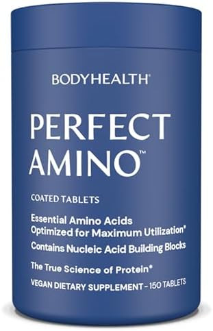 BodyHealth PerfectAmino (150 ct) Easy to Swallow Tablets, Essential Amino Acids Supplement with B... | Amazon (US)