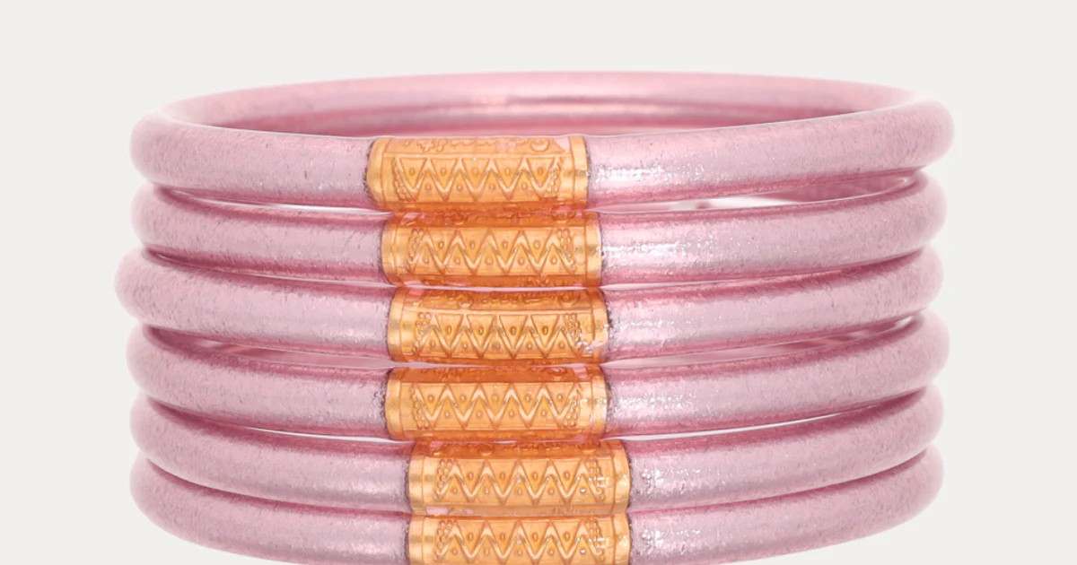 Ice Rose All Weather Bangles® (AWB®) - Set of 6 | BuDhaGirl