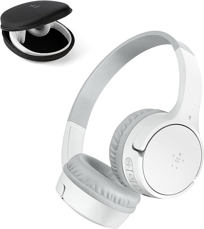 Belkin SoundForm Mini - Wireless Bluetooth Headphones for Kids | with Built in Microphone | On-Ea... | Amazon (US)