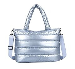 YFGBCX Puffer Tote Bag for Women Quilted Puffy Handbag Lightweight Winter Down Cotton Padded Shou... | Amazon (US)